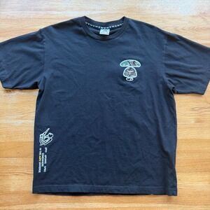 AAPE By A Bathing Ape Black Camo Moonface Logo T-Shirt Mens XL SPEC-AP01-APUNVS
